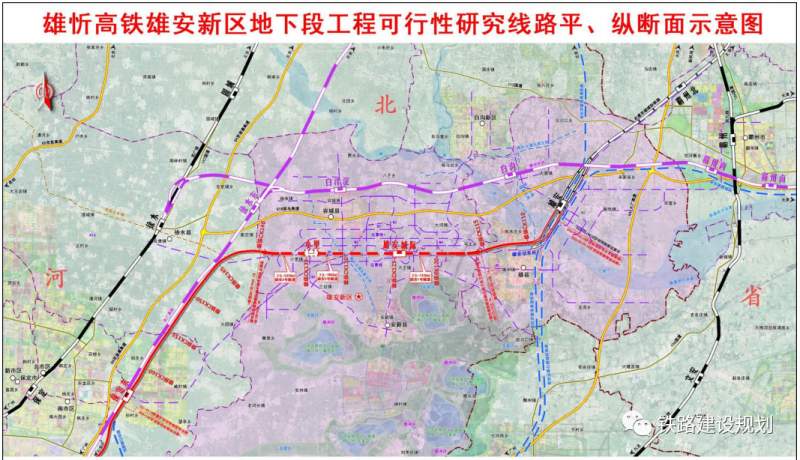 向西經五臺縣,定襄縣設站,跨過滹沱河,進入忻州市忻府區,接入