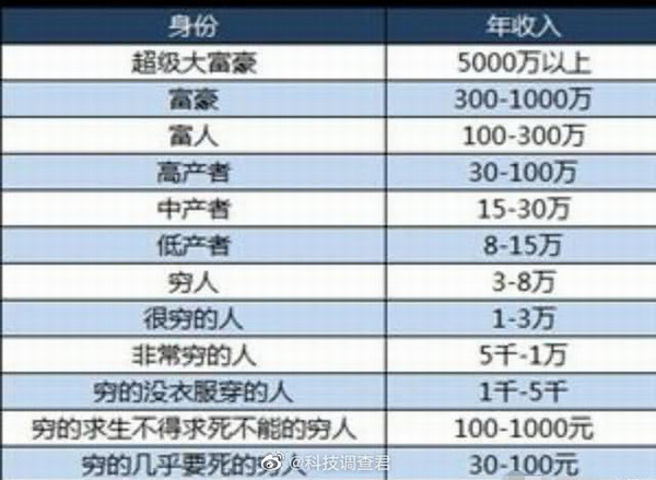 年收入20万是什么水平